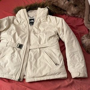 Puffy Fur Lined The North Face Jacket